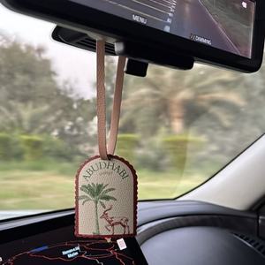 Colgantes Personalizados para Bolsos con Diseño de Medio Oriente, Colgante de Cuero para Bolso con Protección UV, Regalos para el Día Nacional y Otros Festivales - Product Image 6