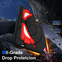 Étui robuste pour iPad 5e et 6e génération 9.7 Air 2 Pro 9.7 avec support, bandoulière, motif anime pour enfants, anti-chute, OEM ODM