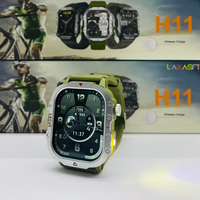 Reloj Inteligente H11 IP67 para Exteriores, Unisex, Pantalla Grande HD de 2.01 Pulgadas, Llamadas Bluetooth, Música, SOS, Asistente de Voz, Rastreador de Actividad Física y Deportiva, GPS