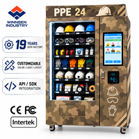 Casier de distribution industriel OEM personnalisé Winnsen pour la gestion des EPI avec accès par empreinte digitale et traçabilité des distributions