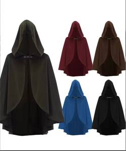 2026 New Style Medieval <b>Gothic</b> Men's Adult Halloween Wizard Cloak Casual Polyester Costume - Product Image 2