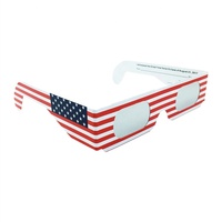 AAS Approuvé Logo Personnalisé Papier Solaire Eclipse Lunettes
