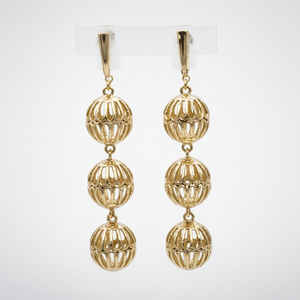 Sophisticated 14K Gold Stud Earrings with Pear Cut Diamond White and Rose Gold Plated for a Trendy and <b>Cultivated</b> Appeal - Product Image 1