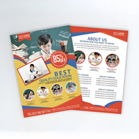 Flyers publicitaires en gros, impression de brochures personnalisées à couverture souple, manuels d'utilisation commerciaux, expédition sous 72 heures