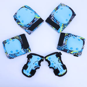 Equipo de Protección para Patines de Ruedas de Material EVA OEM, Juego de 6 Piezas para Niños, Protector de Muñeca, Coderas y Rodilleras, Patinaje Agresivo Profesional - Product Image 5