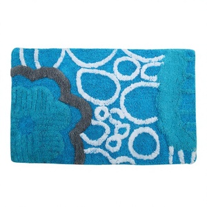 Wholesale Price ITHL Tufted Cotton <b>Bath</b> Mats Beautiful Unique American Style Floral Design Softest Feel Eco-Friendly Directly - Product Image 1