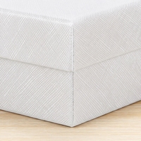 Boîte cadeau personnalisée Everwin avec couvercle et base de qualité supérieure, avec logo en estampage à chaud