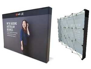 Portable Customize Pop up Tension Fabric Backdrop Advertising Outdoor Indoor Banner Stand <b>Wall</b> <b>Display</b> - Product Image 4