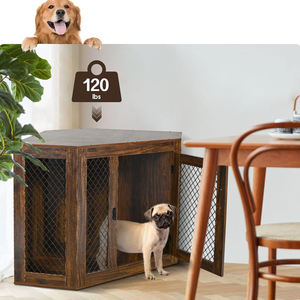 כלב פינתי ארגז רהיטים דקורטיביים גדול מקורה כלב צד קצה שולחן בתוך הבית הכלב - Product Image 6