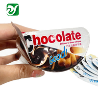 Film d'étanchéité pour tasse en plastique, bâton de Biscuit personnalisé facile à déchirer tremper dans la tasse à chocolat Film d'étanchéité de couverture