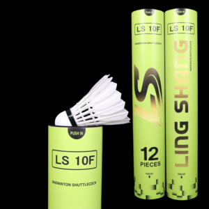 Volants de badminton LS10F en plumes d'oie avec tête en liège composite pour le jeu en club et l'entraînement - Product Image 1
