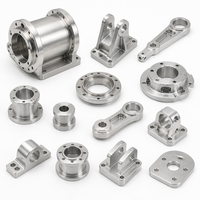 Usinage CNC sur mesure pour pièces robotiques de fraisage, fournisseur OEM, 0,005 mm, ISO 9001, aluminium 7075, anodisation