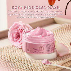 Rose Gesichts maske Clay Gesichts maske für Akne Gesichts reinigungs maske Feuchtigkeit spendende Hyaluron säure zur Befeuchtung - Product Image 6