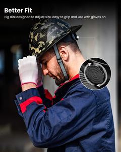 الأكثر مبيعًا من طراز ILM Hard Hat من ألياف الكربون بحافة كاملة 4-8 نقاط تعليق طراز OSHA و ANSI البناء MS401 - Product Image 6