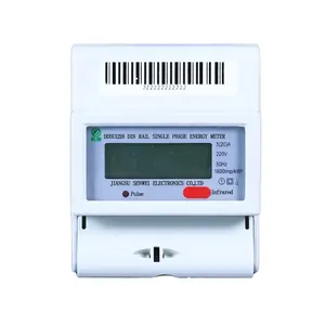 High Performance And Low Power Consumption 4p Single Phase Din Rail Type B Active Energy Meter