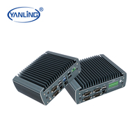 Boîtier industriel GPIO Phoenix 16 bits ultra basse consommation 2 * USB3.0 2 * ordinateur sans ventilateur In-tel 2.5G Lan