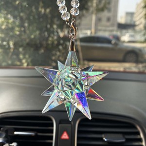 Adorno de Estrella de Cristal Brillante para Decoración Colgante de Árbol de Navidad - Product Image 2