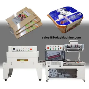 Automatic Gift Carton Box Heat Shrinking Tunnel Wrapping Machine