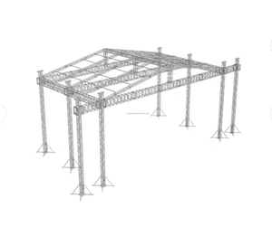 Armazón cuadrado de aluminio modular portátil ESI con capacidad de carga de 500kg para escenarios y eventos al aire libre Instalación rápida Uso versátil - Product Image 2