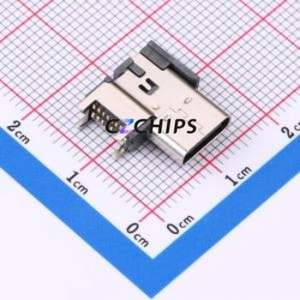 HC-TYPE-C-16P-067A USB Connector SMD Connector ( Connector Type: Type-C )( Gender: Female )( Mounting Type: Side Mount ) - Product Image 1