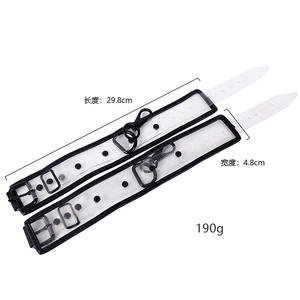 Nieuwe Stijl Transparante Handboeien Seksspeeltjes Enkelmanchetten Verstelbare Boeien Sexy Bdsm <span class=keywords><strong>Bondage</strong></span> Polssteun Manchetten - Product Image 4