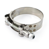 Collier de serrage à boulon en T haute résistance 67-75, collier de serrage à boulon en T à ressort en acier inoxydable, collier de serrage à boulon en T 2" 2.5" 3" 4" 5" OEM Personnalisé