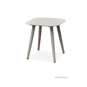 Modern Weather-resistant Aluminum <b>Outdoor</b> <b>Side</b> <b>Table</b> Set for Hotel Garden Poolside Villa hotel Patio Use dining <b>table</b> - Product Image 1