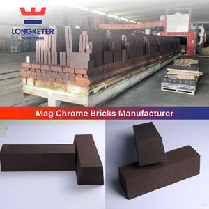 Ladrillos refractarios de magnesia-cromo de alta resistencia LongKeter Shandong para hornos de cal - Product Image 3