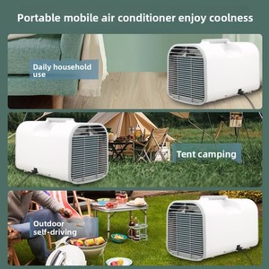 Aire Acondicionado Portátil para Uso en Exteriores, Autocaravanas/Vehículos; Mini Unidad Compacta con Compresor, para Tiendas de Campaña, Diseño Compacto, Fácil de Instalar - Product Image 2