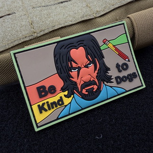 Écussons en caoutchouc PVC souple 3D personnalisés, rectangulaires, à scratch, badges appliqués de marque YYQN pour vêtements et sacs - Product Image 4