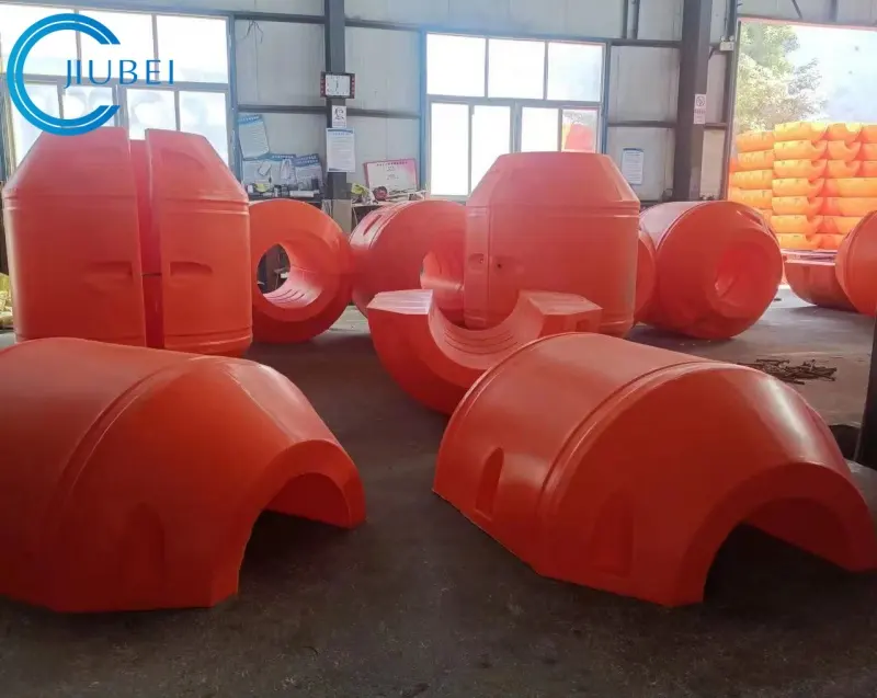 โพลี HDPE ท่อลอยท่าเรือโฟมที่เต็มไปด้วยการทําเหมืองแร่เพาะเลี้ยงสัตว์น้ําโพลีเอทิลีนลอยก่อสร้าง