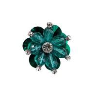 Approvisionnement d'usine direct à la main 3.9cm paillettes stéréo fleurs bricolage sacs perlés vêtements à la mode boutons de manchette épingles boucles Corsage