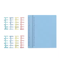 Cahier A4 à reliure en spirale en plastique à 30 trous, reliure à double boucle en fil métallique pour la réservation de papier à feuilles mobiles pour le bureau de l'école