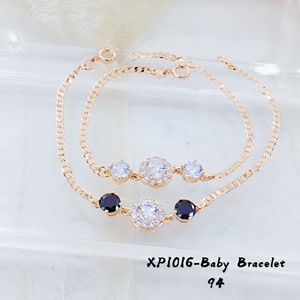 74609 xuping nuovo disegno 18k placcato <span class=keywords><strong>oro</strong></span> del braccialetto del bambino - Product Image 3