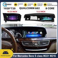 Radio para Auto con Android 12 para Mercedes BENZ Clase S W221 W216 CL 2005-2013, Actualización Multimedia, 256GB, GPS, Navegación, Carplay