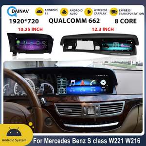 Radio para Auto con Android 12 para Mercedes BENZ Clase S W221 W216 CL 2005-2013, Actualización Multimedia, 256GB, GPS, Navegación, Carplay - Product Image 5