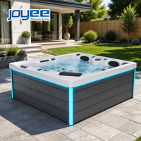 JOYEE OEM Spa rectangulaire moderne en acrylique de qualité supérieure, facile à installer, idéal pour jardin, hôtel, famille, avec contrôle Balboa – Meilleures ventes