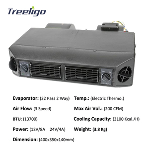 BEU-404-100 12V 24V phổ dưới dấu gạch ngang thiết bị bay hơi đơn vị xe tự động điều hòa không khí làm mát sưởi ấm xe tải AC thiết bị bay hơi đơn vị - Product Image 3