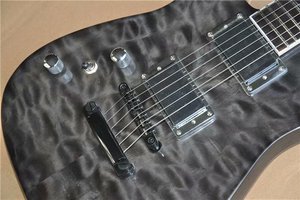 Chitarra Trasparente Nera a 6 Corde per Mancini Flyoung - Product Image 4