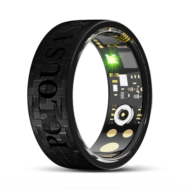 Intelligent Health Finger Ring Fitness Tracker Sleep Detection Health Monitoring Blood Oxygen Heart Rate Distance Stress Sensor