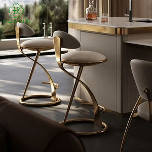 كراسي بار/مقهى عصرية من هوالين، كراسي بار عالية من الفولاذ المقاوم للصدأ متينة ودائمة - Product Image 1