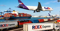 Agent d'expédition express gratuit porte-à-porte DHL Fedex UPS de Chine vers les États-Unis, l'Europe et l'Asie du Sud-Est avec transit en 3-5 jours et assurance