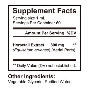 ソロツリー天然植物エキス ヴィーガン ホーステール液状ドロップス 栄養補助食品 アルコール・砂糖不使用 ホーステールハーブチンキ - Product Image 2