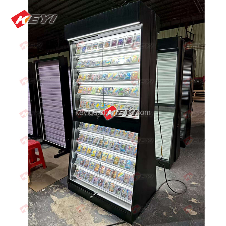 Custom Floor Metal Stand - TCG Trading Card Display Case