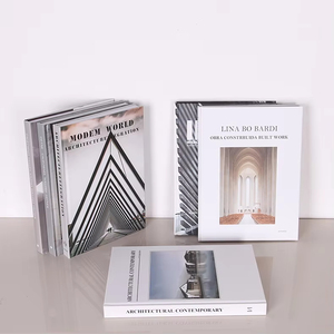 Suministro directo de fábrica, habitación moderna para niños, modelo de sala de exposición, adornos de habitación, libros de simulación de oficina - Product Image 4