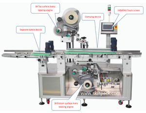 SKILT automatique autocollant sac pochette haut et bas étiqueteuse applicateur d'étiquettes fabricant d'étiqueteuse depuis 1998 - Product Image 2