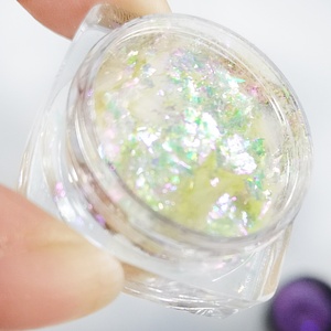 Flocons caméléon couronne arc-en-ciel, pour Nail Art, flocons blancs pour vernis à ongles - Product Image 2