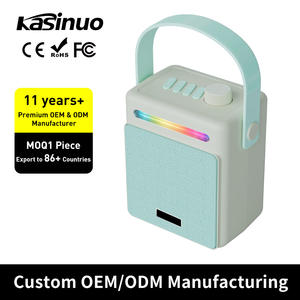 Altavoz Inalámbrico con Luz LED, Altavoz Portátil para Exteriores con Luz Cambiable, Altavoz de Escritorio Bombox 3 - Product Image 1