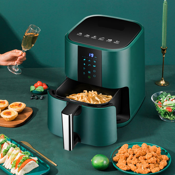 Toppdo 4.5l Электрический Воздушный Фрайер 4,5 литр fritadeira электронный плита воздуха фритюрница цифровой на газовом топливе