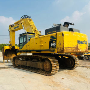 Komatsu รถขุดตีนตะขาบ PC800 2022รุ่น80ตันสภาพสมบูรณ์มือสองพร้อมปั๊มเกียร์ส่วนประกอบหลัก - Product Image 1